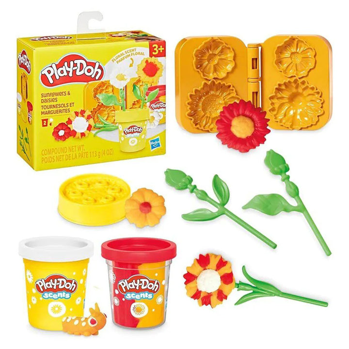 Play-Doh Sunflowers & Daisies Scented Modeling Compound Set (113 g)