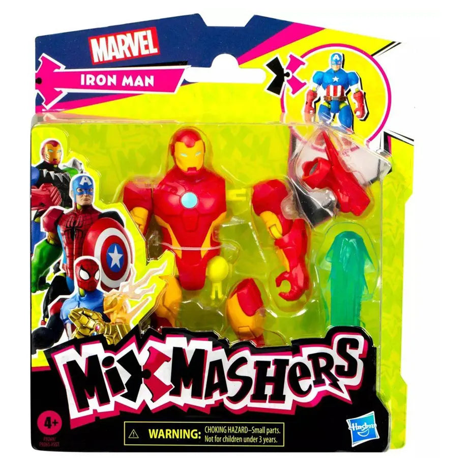 Marvel MixMashers Iron Man Avengers Mix-And-Match Action Figure Set (12 cm)