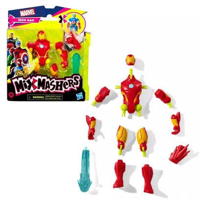 Marvel MixMashers Iron Man Avengers Mix-And-Match Action Figure Set (12 cm)