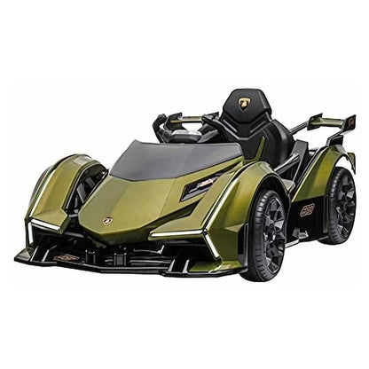 Lamborghini Vision Gran Turismo Electric Ride-On Car (12V, Green)