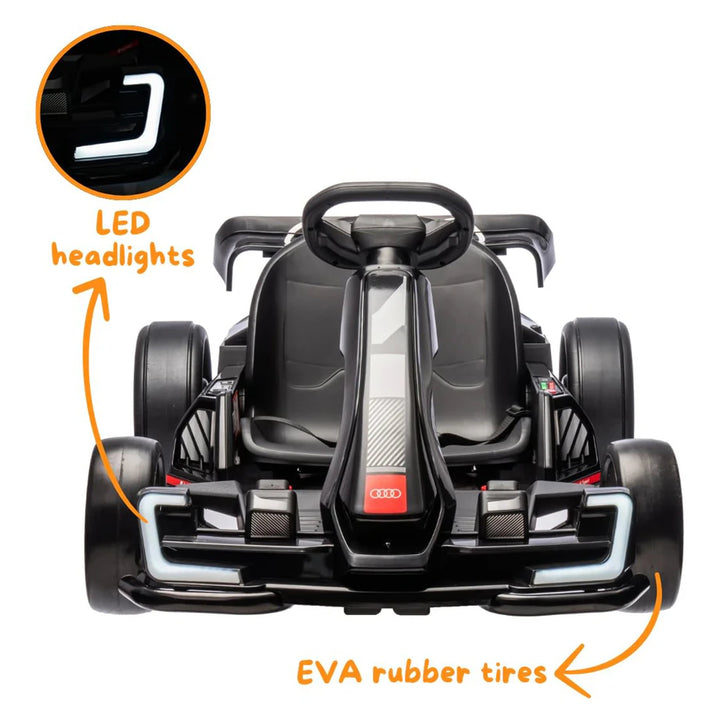 Audi Sport Drifting Ride-On Go Kart (24 V, Black)