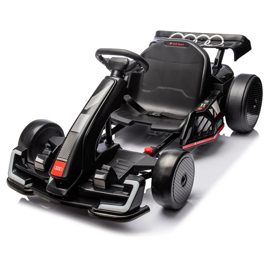 Audi Sport Drifting Ride-On Go Kart (24 V, Black)