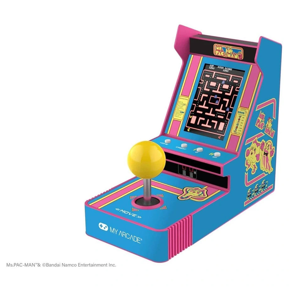My Arcade Ms. PAC-MAN Joystick Player Portable Retro Arcade
