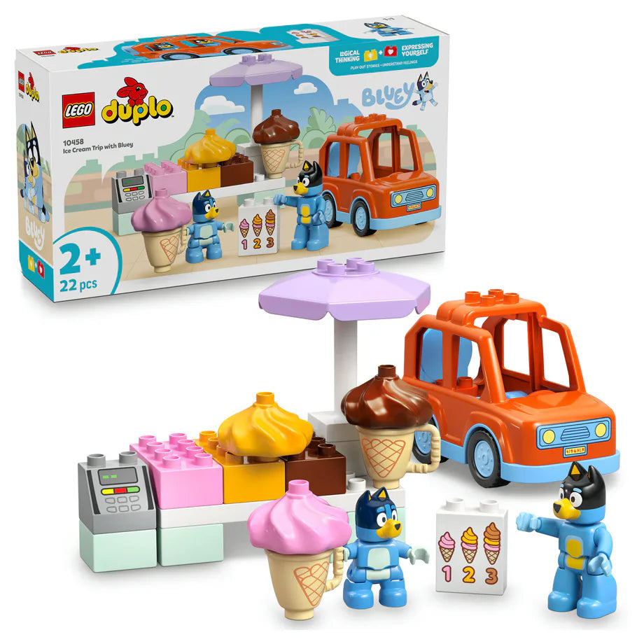LEGO Duplo Bluey Ice Cream Trip With Bluey Building Set