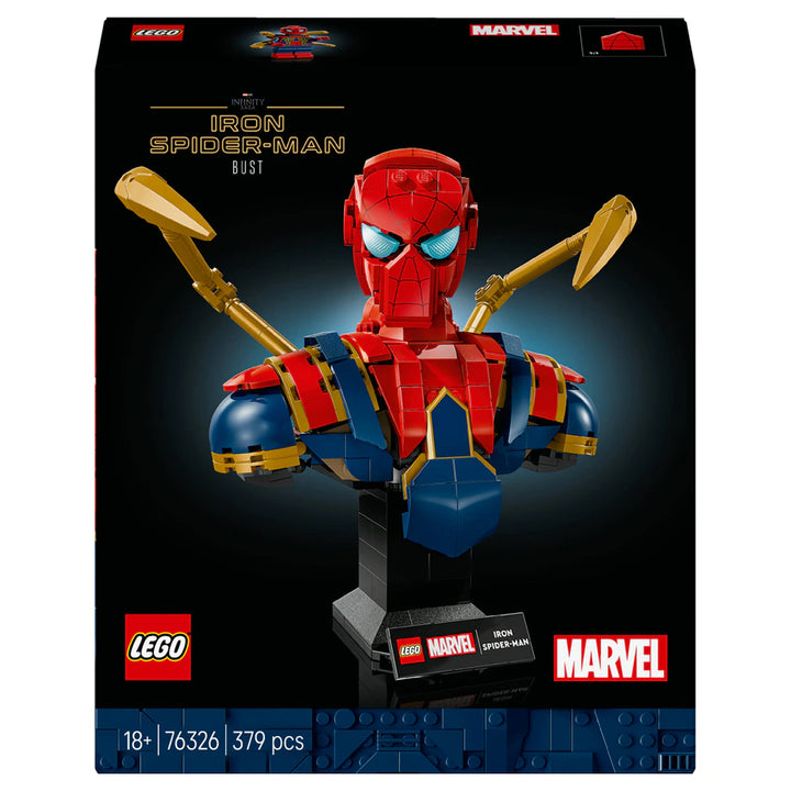 LEGO Marvel Iron Spider-Man Bust Collectible Building Set