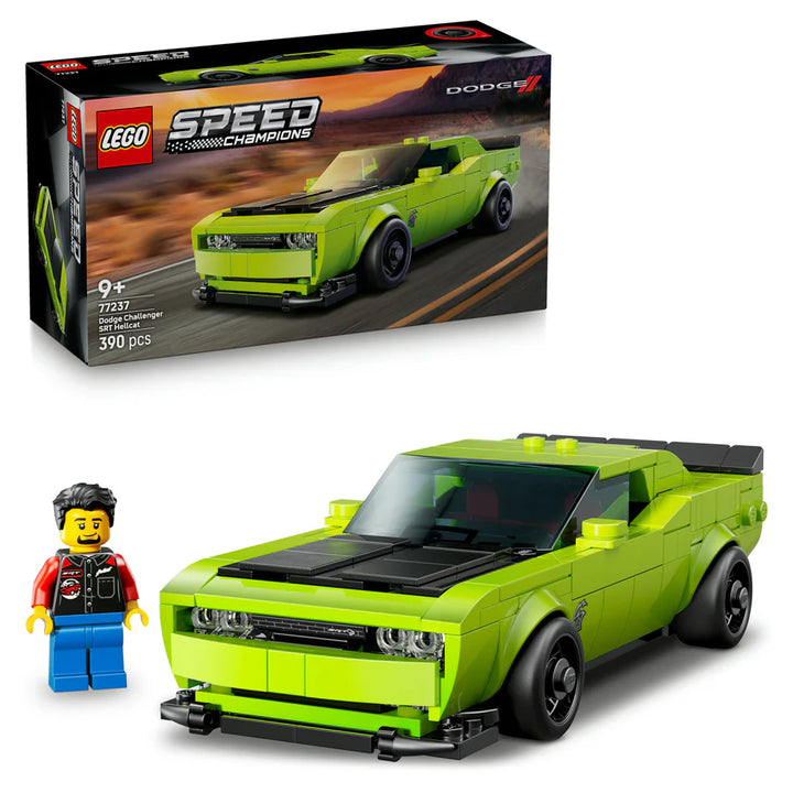 LEGO Speed Champions Dodge Challenger Srt Hellcat Sports Car Building Set