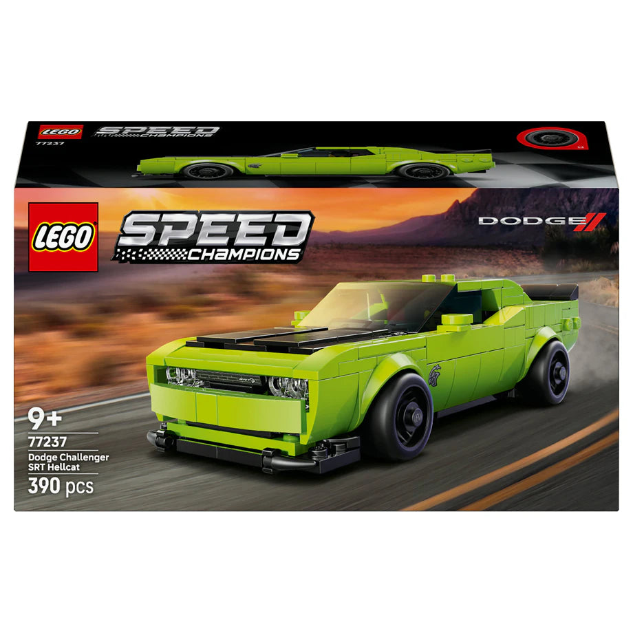 LEGO Speed Champions Dodge Challenger Srt Hellcat Sports Car Building Set