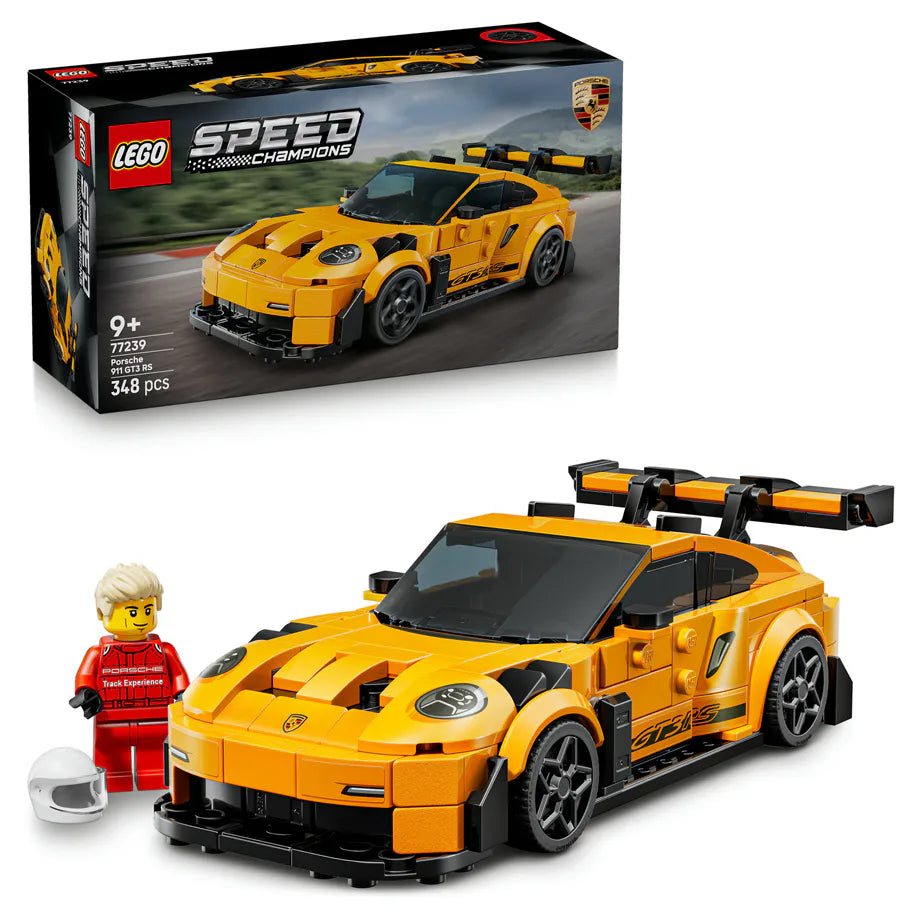 LEGO Speed Champions Porsche 911 Gt3 Rs Super Car Building Set