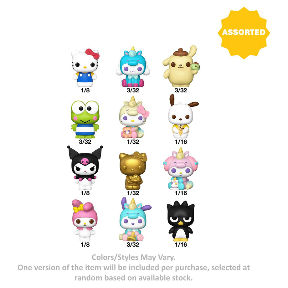 Funko Bitty POP! Sanrio Mystery Vinyl Figure (2.3 cm, Assorted)
