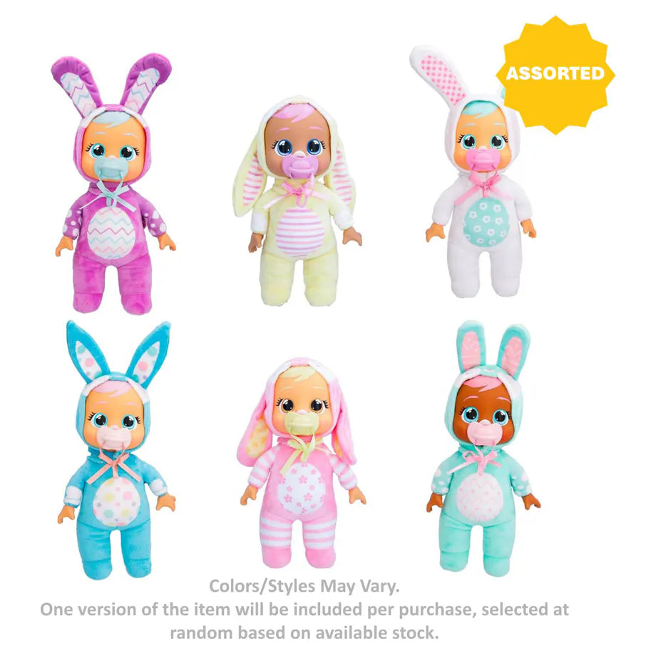 Cry Babies Tiny Cuddles Easter Bunnies Baby Doll 22.86 cm (Assorted)