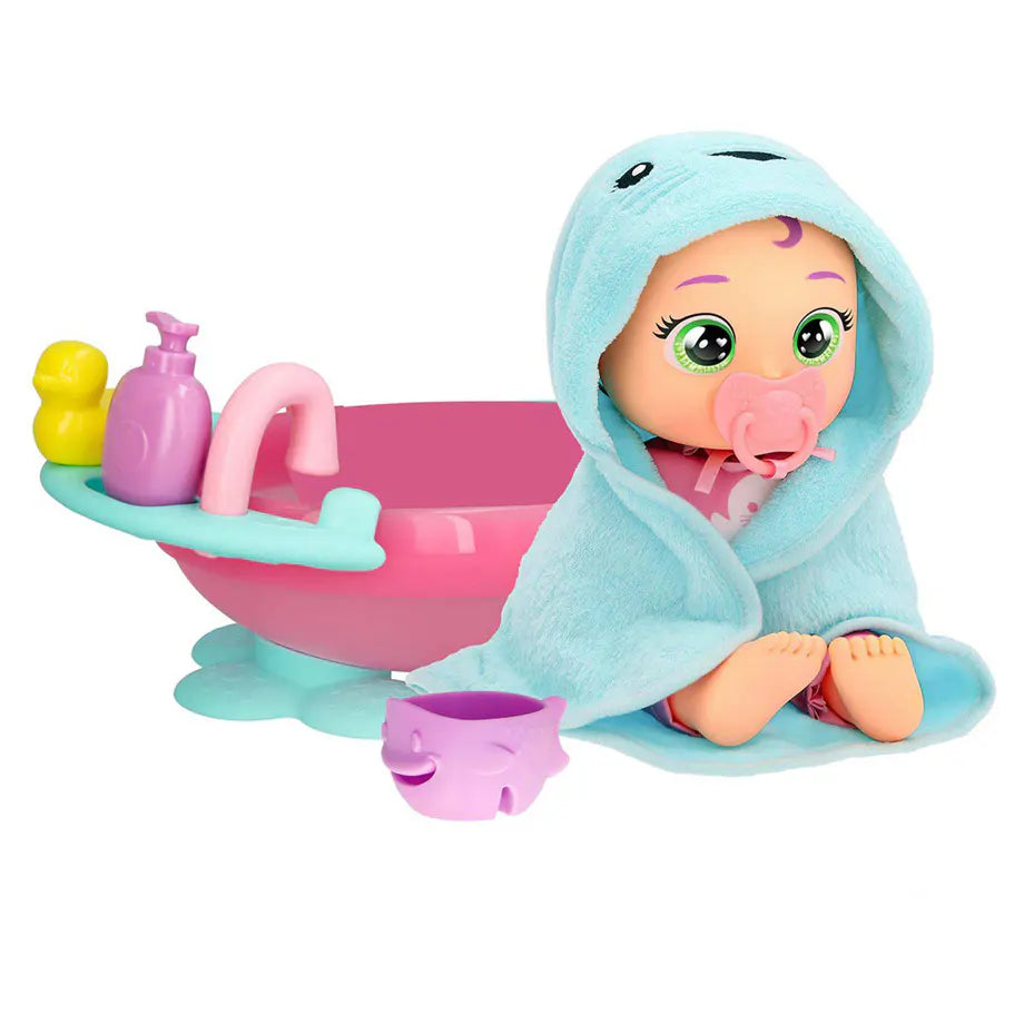 Cry Babies Newborn Sarah My First Bath Doll Playset
