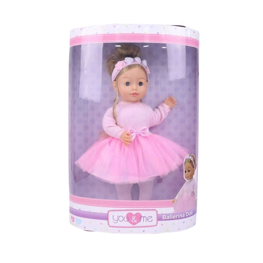You & Me Ballerina Doll (40 cm, Pink)