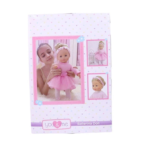 You & Me Ballerina Doll (40 cm, Pink)