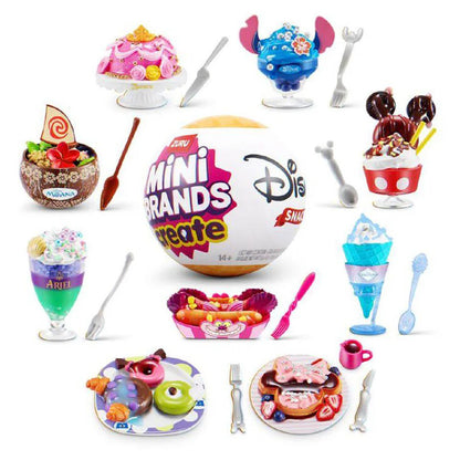 Mini Brands Disney Snackles Create Series 1 Collectible Capsule (Assorted)