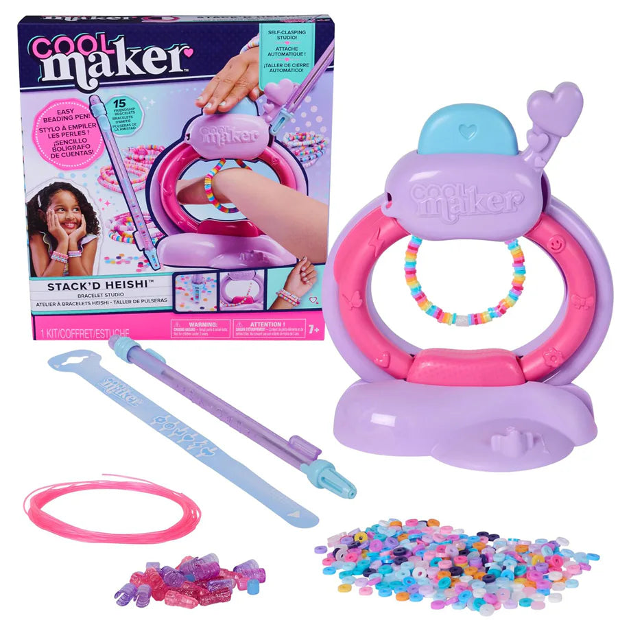 Cool Maker Stack’d Heishi Bracelet Studio Kit (1266 Pieces)