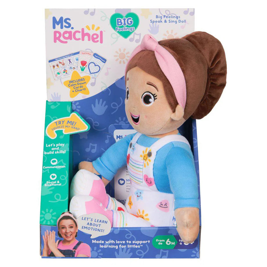 Ms. Rachel Big Feelings Emotions Learning Doll (40.64 cm)