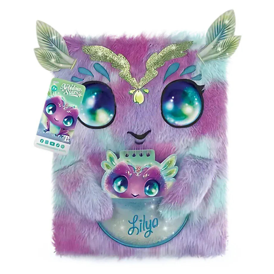 Nebulous Stars Lilya 2-in-1 Fuzzy Notebook (Paperback)