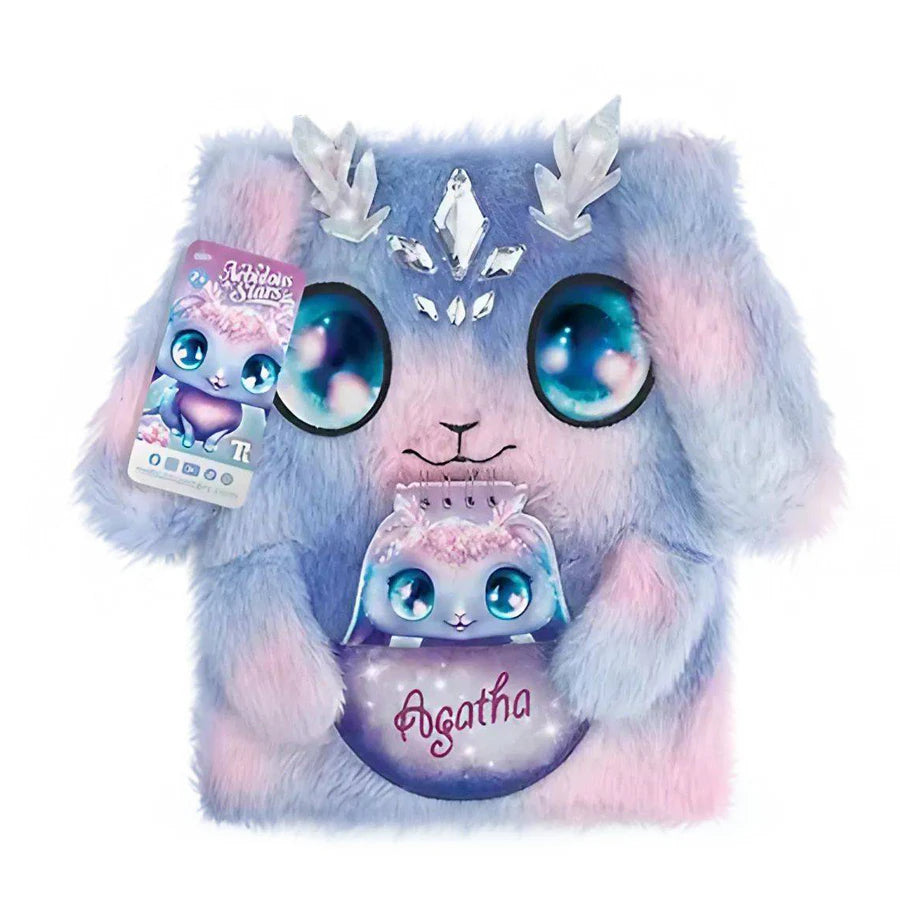 Nebulous Stars Agatha 2-in-1 Fuzzy Notebook (Paperback)
