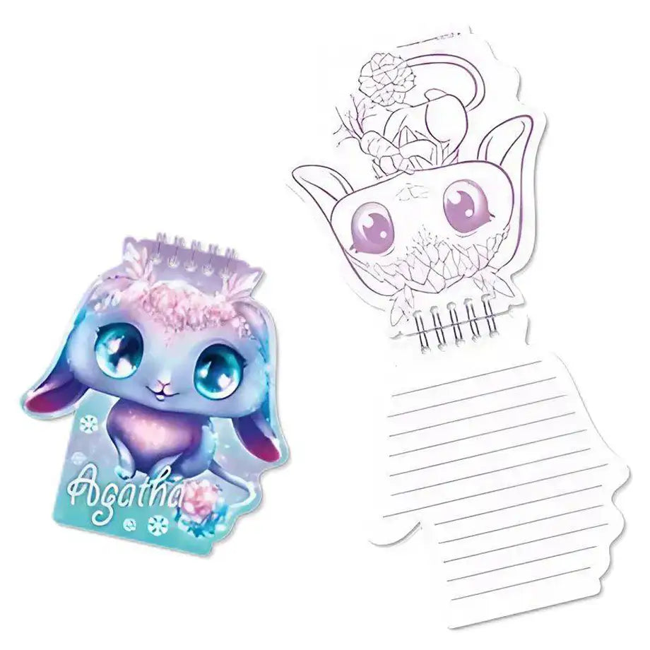 Nebulous Stars Agatha 2-in-1 Fuzzy Notebook (Paperback)