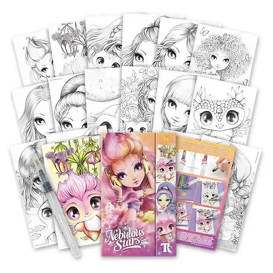 Nebulous Stars Watercolor-to-Go Activity Set (Paperback)