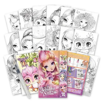 Nebulous Stars Watercolor-to-Go Activity Set (Paperback)