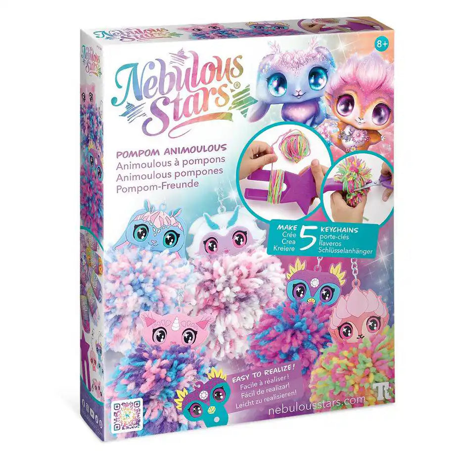 Nebulous Stars Animoulous Pompom DIY Keychain Kit