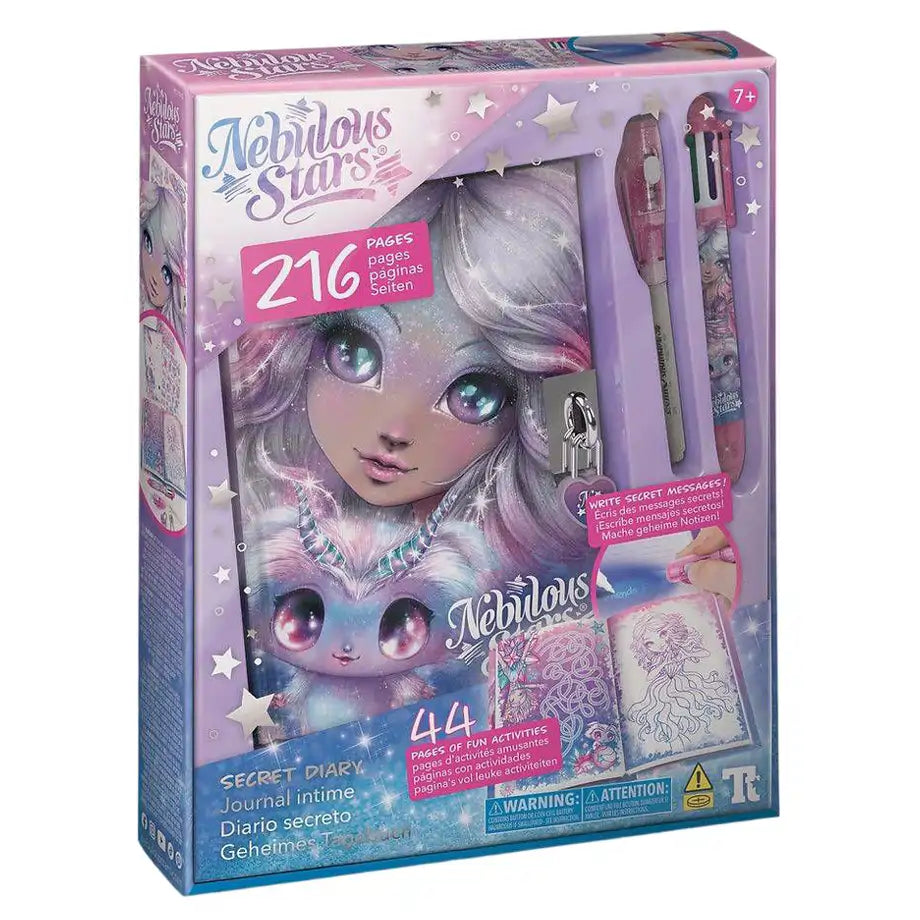 Nebulous Stars Estrelia Secret Diary Set with Magic Pen & Lock (216 Pages, Hardcover)