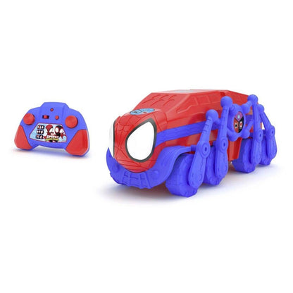 Jada Toys Marvel Spidey and His Amazing Friends RC Team Vehicle (1:50, Red/Blue)