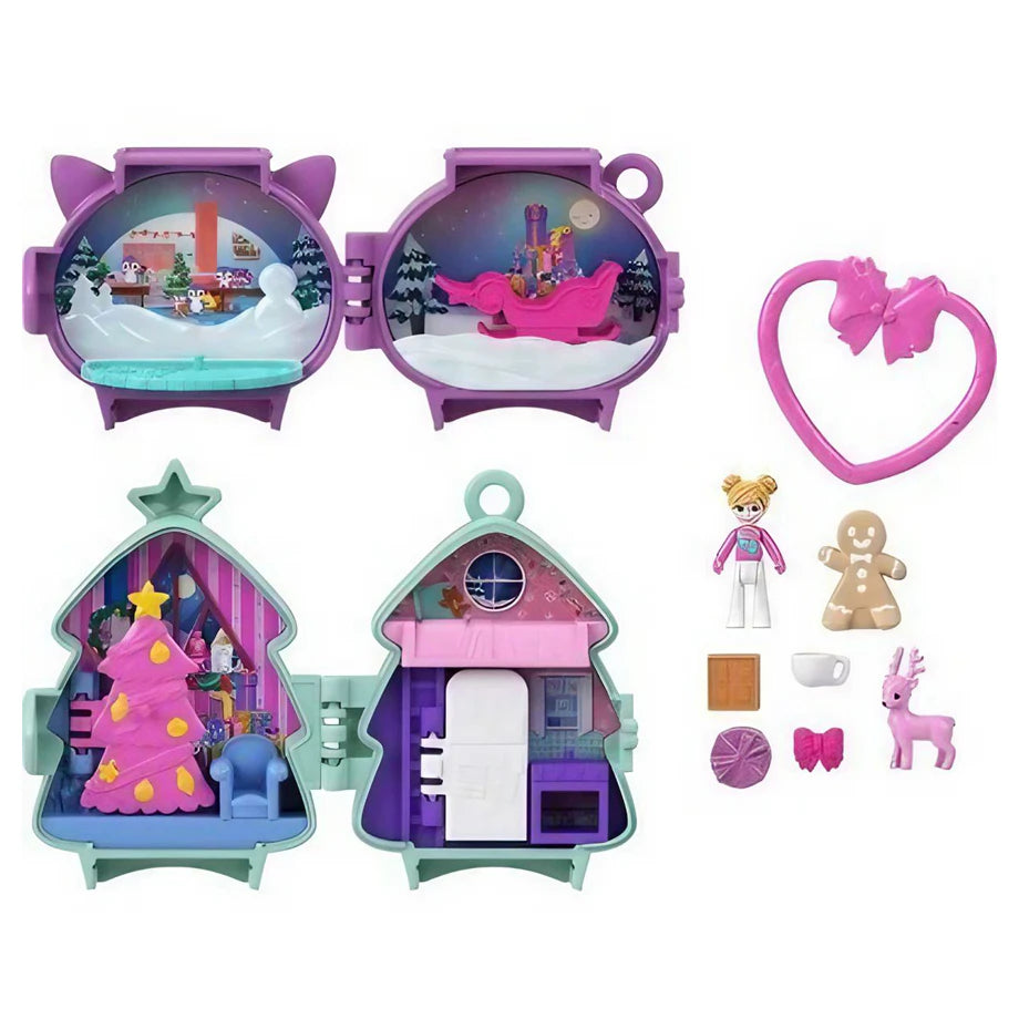 Polly Pocket Holiday Casket Stackable Casket Playset