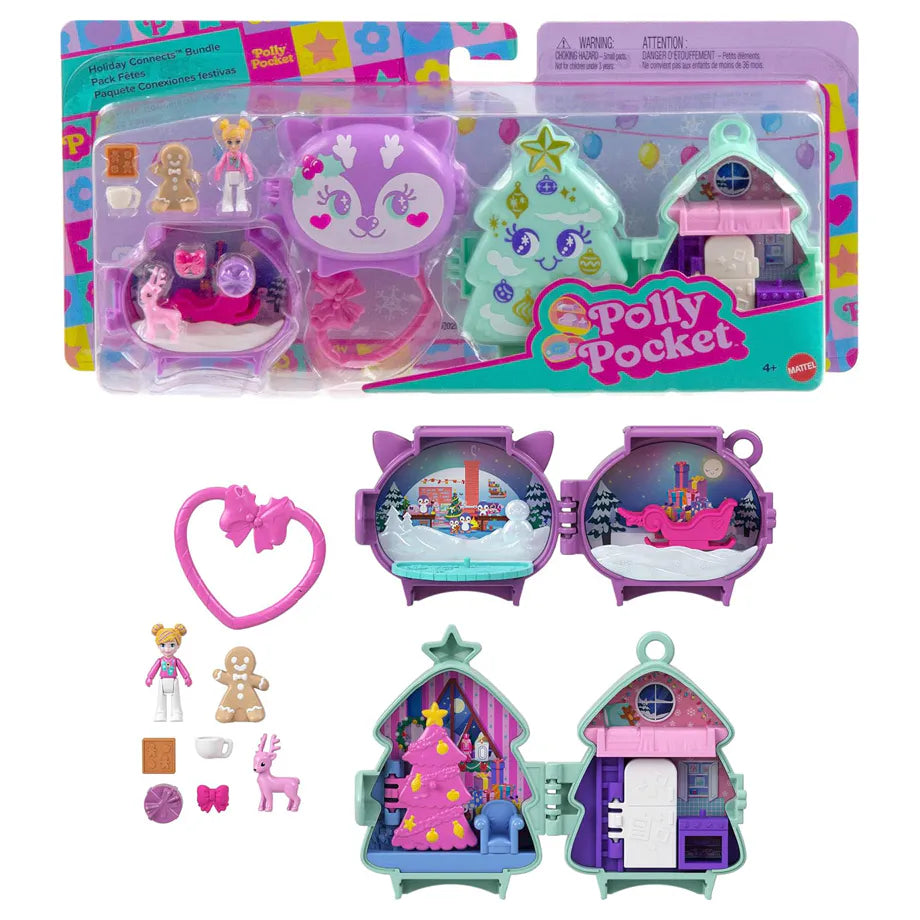 Polly Pocket Holiday Casket Stackable Casket Playset