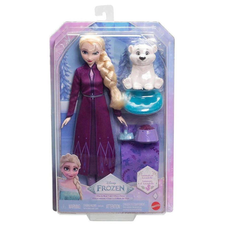 Disney Frozen Elsa Fashion Doll with Polar Bear Cub Figure