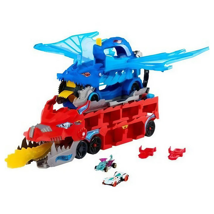 Hot Wheels City Ultimate Dual Dragon Transporter Playset