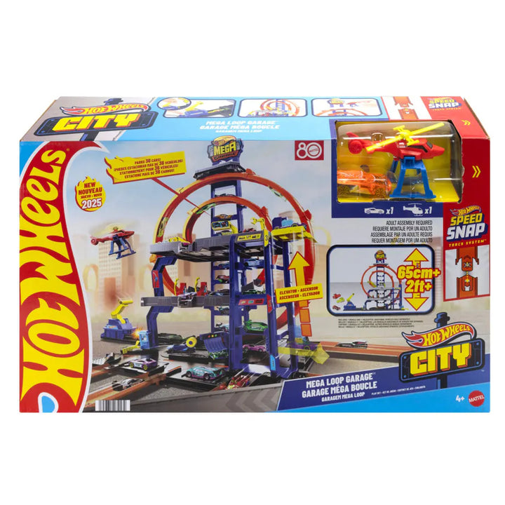 Hot Wheels City Mega Loop Garage Playset