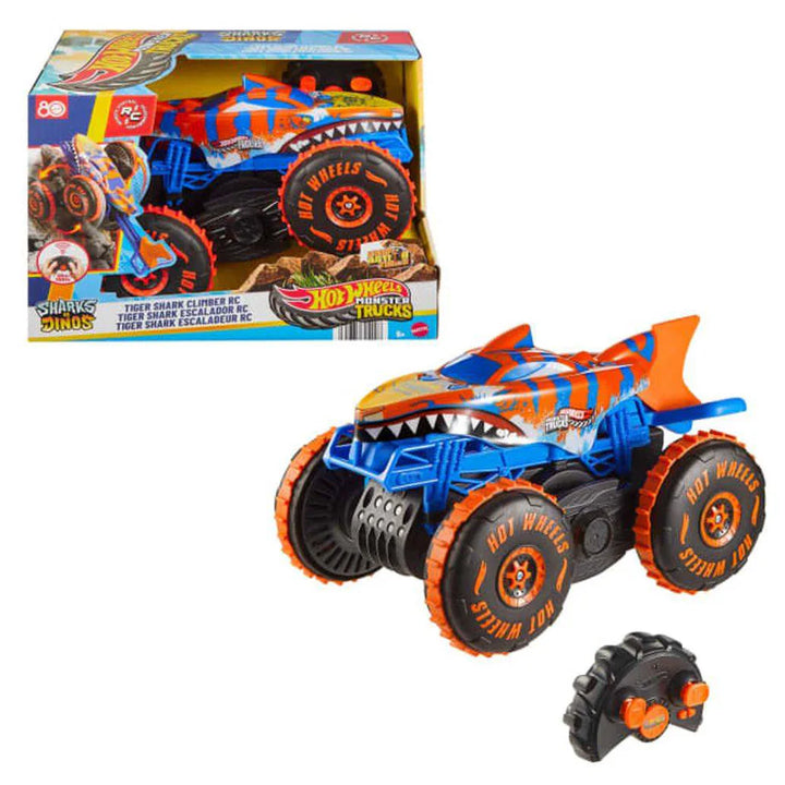Hot Wheels Monster Trucks Tiger Shark Climber RC Truck