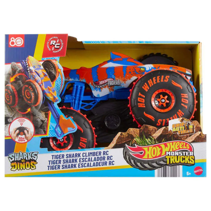 Hot Wheels Monster Trucks Tiger Shark Climber RC Truck