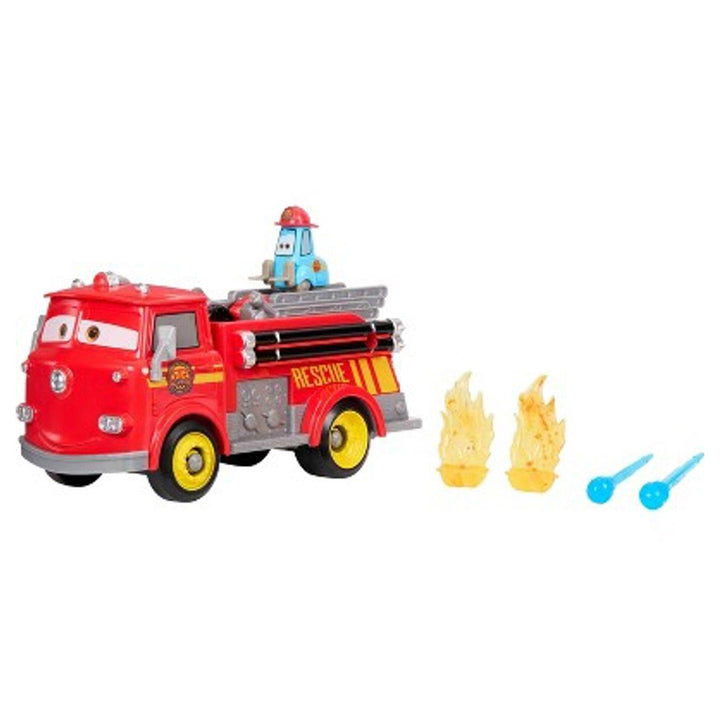 Disney Pixar Cars Race & Rescue Firefighting Red & Guido Playset