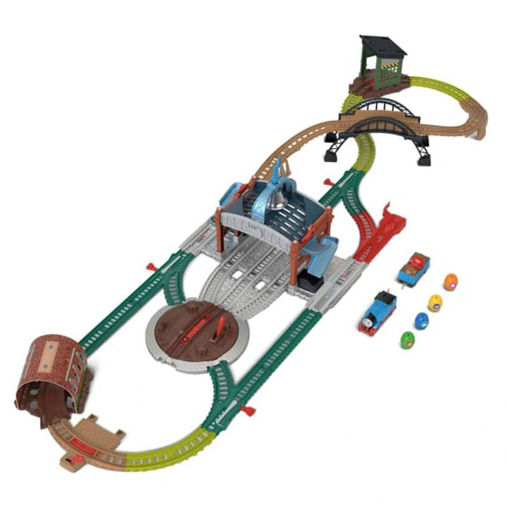 Fisher-Price Thomas & Friends Load & Launch Barrel Delivery Set -28 Pieces
