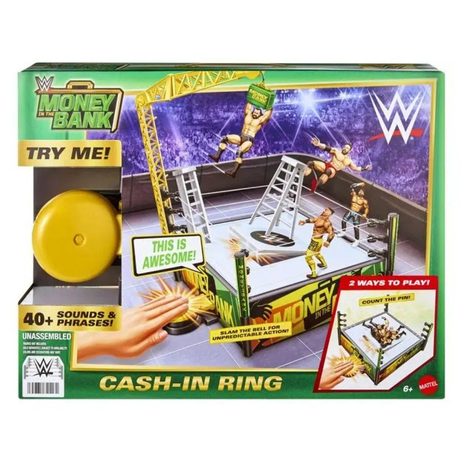 Mattel WWE Money In The Bank Cash-in Ring Playset