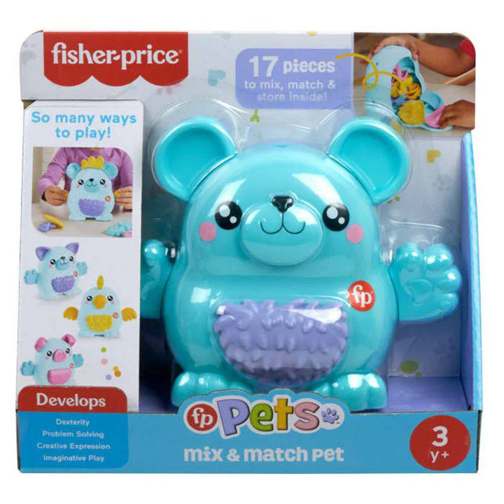 Fisher-Price FP Pets Mix & Match Pet Building Toy -18 Pieces