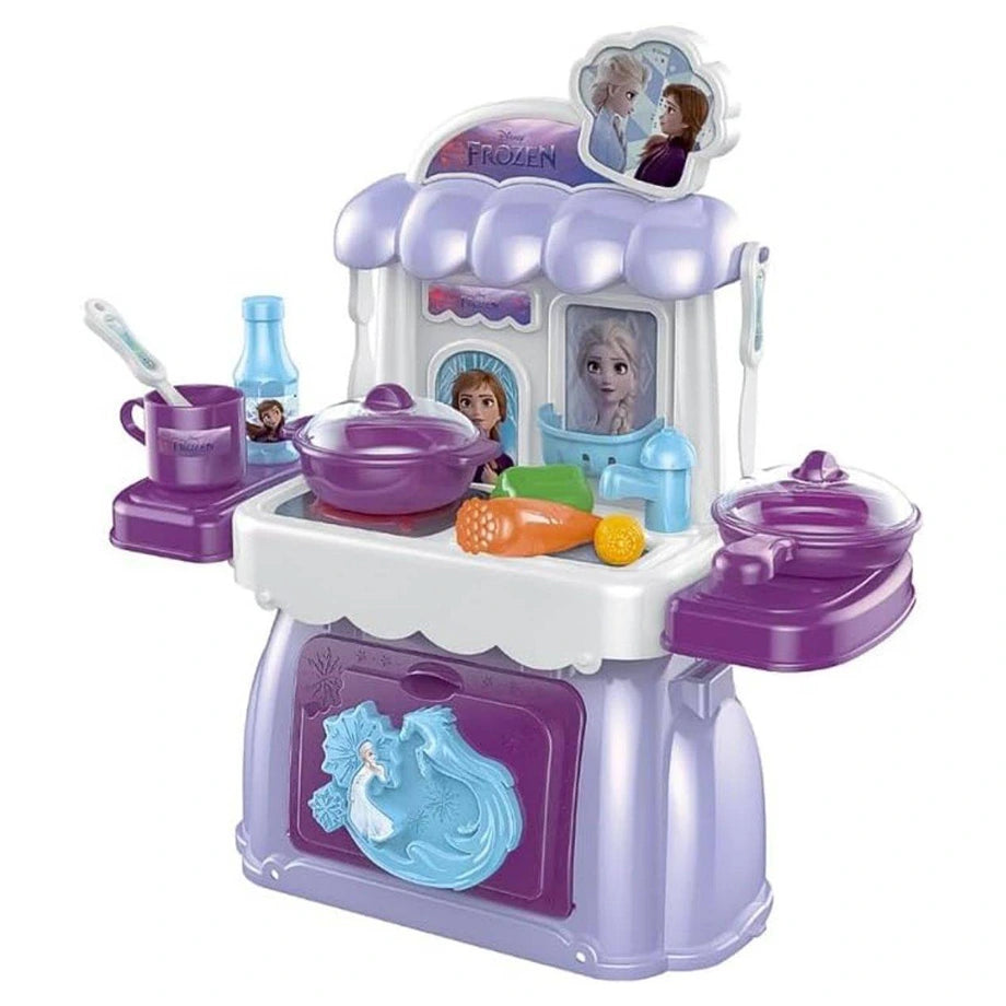 Disney Frozen 2-in-1 Light & Sound Kitchen Table Set (26 Pieces)