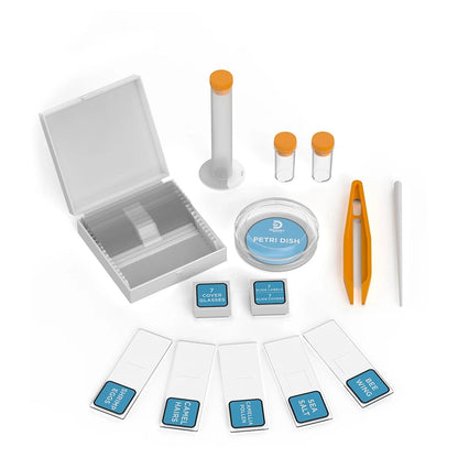 Discovery #Mindblown 1200X 600X 300X Microscope Experiment Lab Set (41 Pieces)