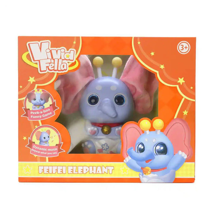 Vivid Fella Feifei Elephant Interactive Pet Toy