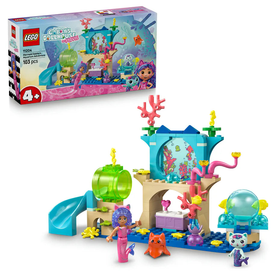 LEGO Gabby’S Dollhouse Mermaid Gabby’S Aquarium Adventure Building Set