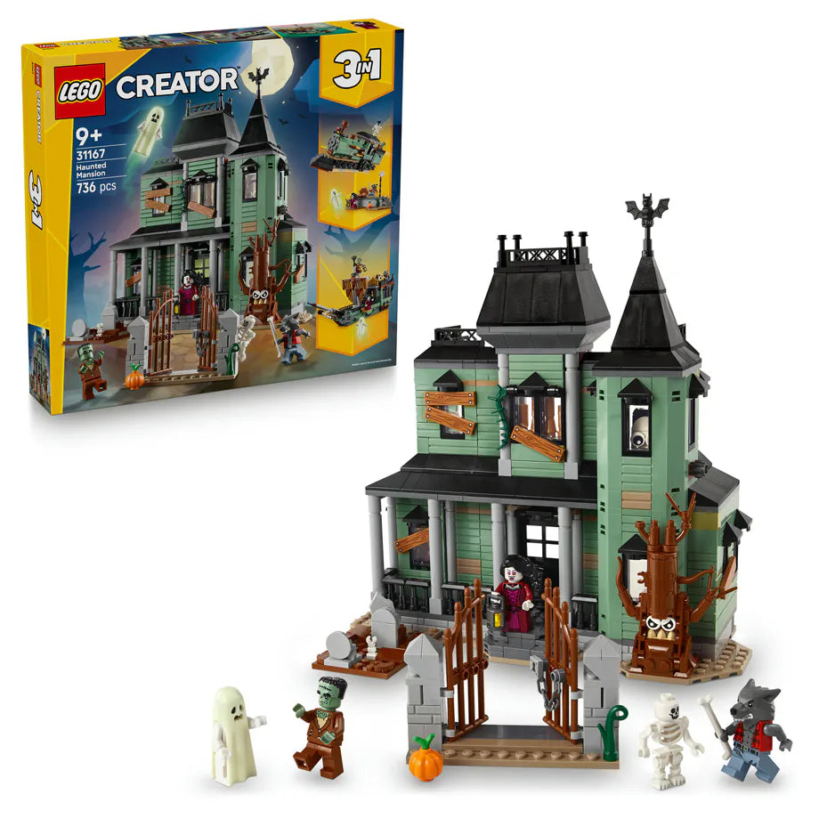 LEGO Creator 3-In-1 Haunted Mansion Building Set