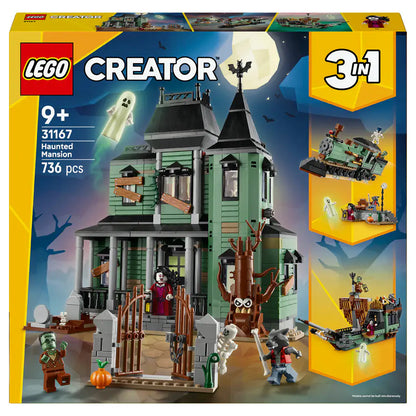 LEGO Creator 3-In-1 Haunted Mansion Building Set
