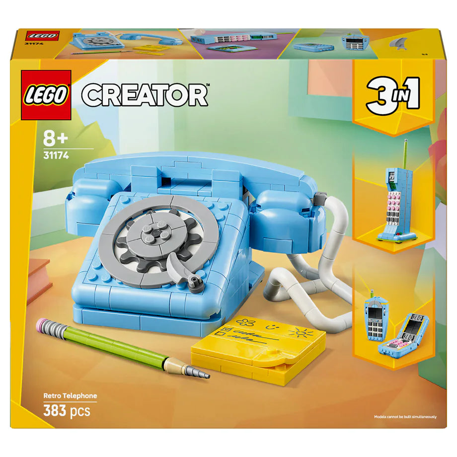LEGO Creator 3-In-1 Retro Telephone Building Set