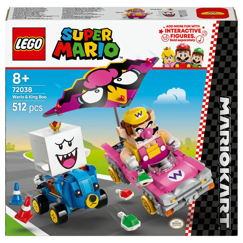 LEGO Super Mario: Mario Kart Wario & King Boo Building Set