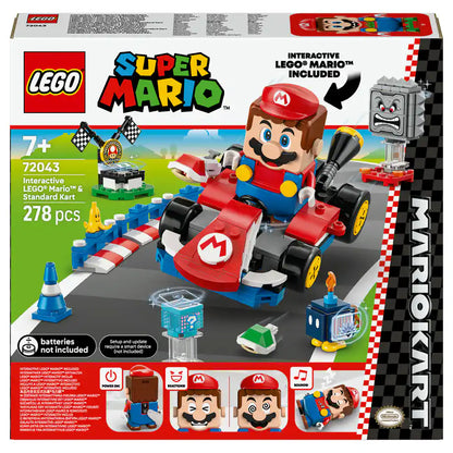 LEGO Super Mario: Mario Kart Interactive LEGO Mario & Standard Kart Building Set