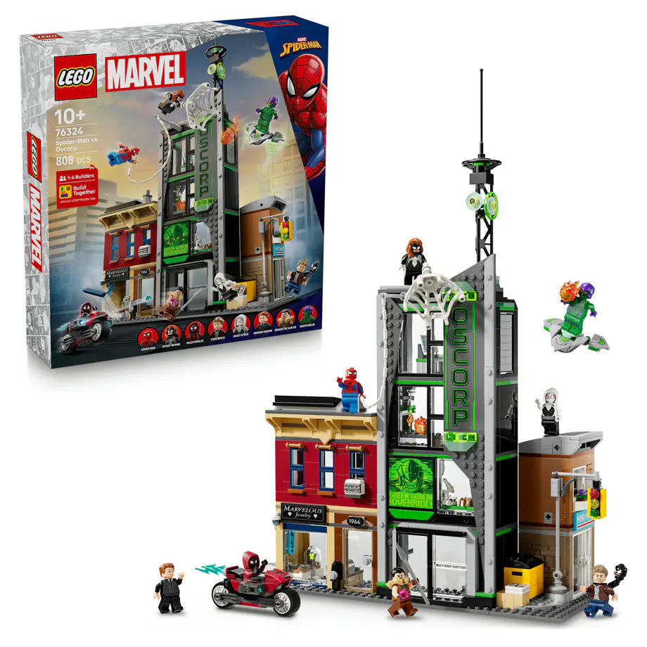 LEGO Marvel Spider-Man Vs. Oscorp Building Set