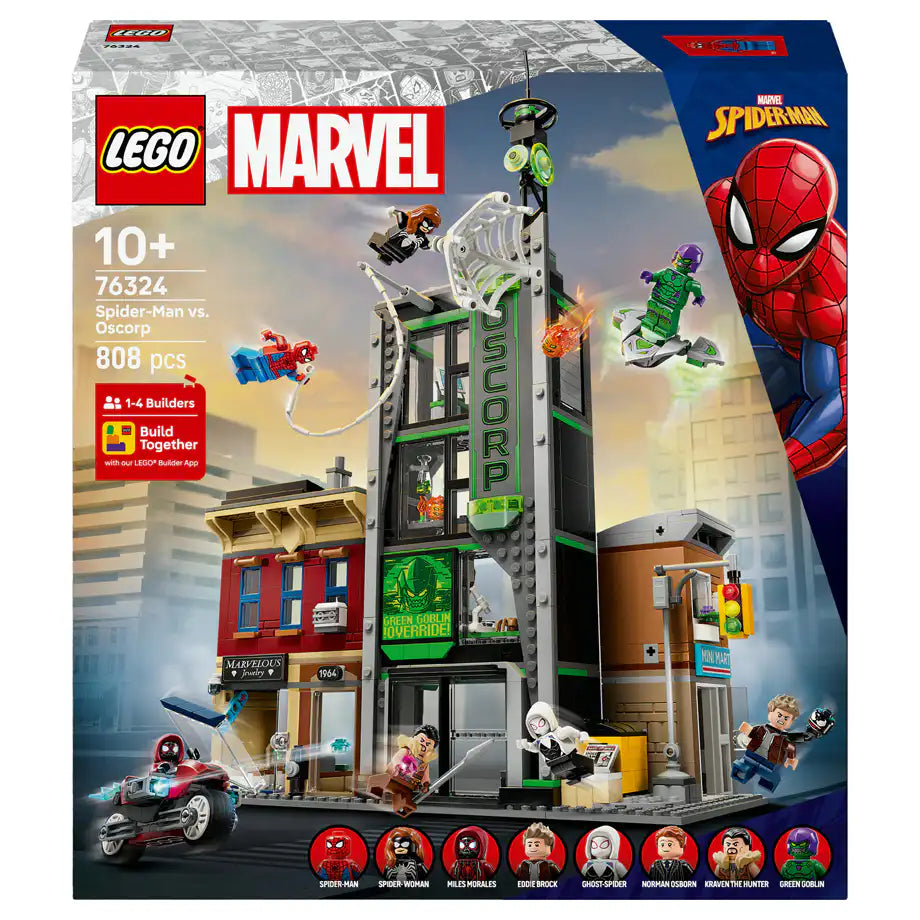 LEGO Marvel Spider-Man Vs. Oscorp Building Set